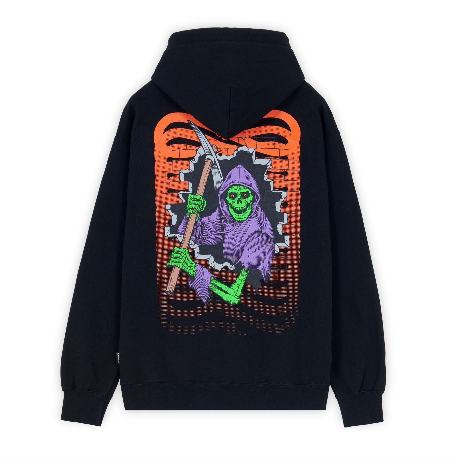 Propaganda Felpa Uomo Con Cappuccio Ribs Bones Hoodie Nero– ICON LAB STORE