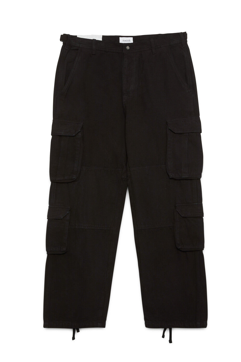 Amish Double Cargo Compact cotton Dyed Black