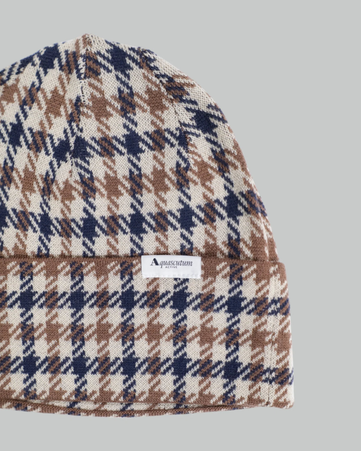 Aquascutum Club Check Beanie