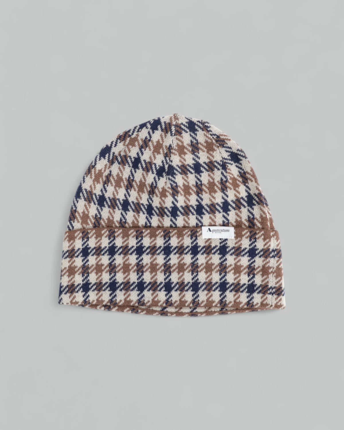 Aquascutum Club Check Beanie