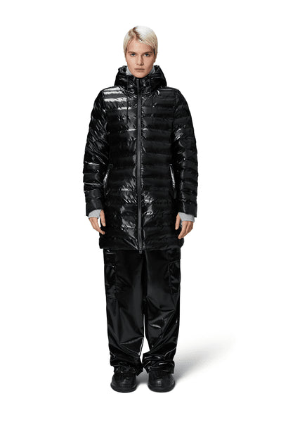 Rains Lohja Long Puffer Curve Jacket