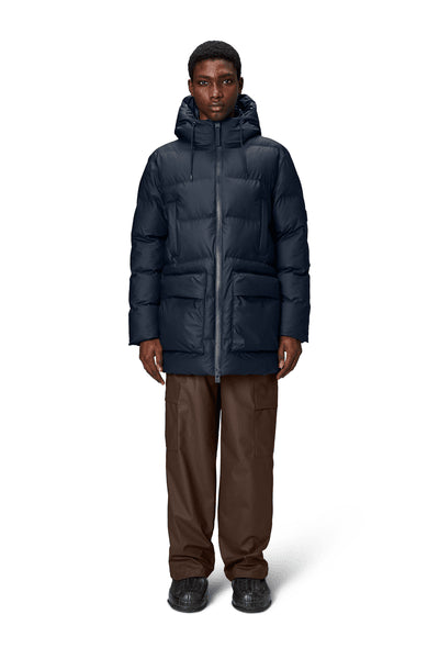 Rains Alta Long Puffer Cargo Jacket