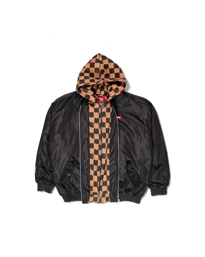 Sprayground Blind Side Bomber Brown Sip Vanquish