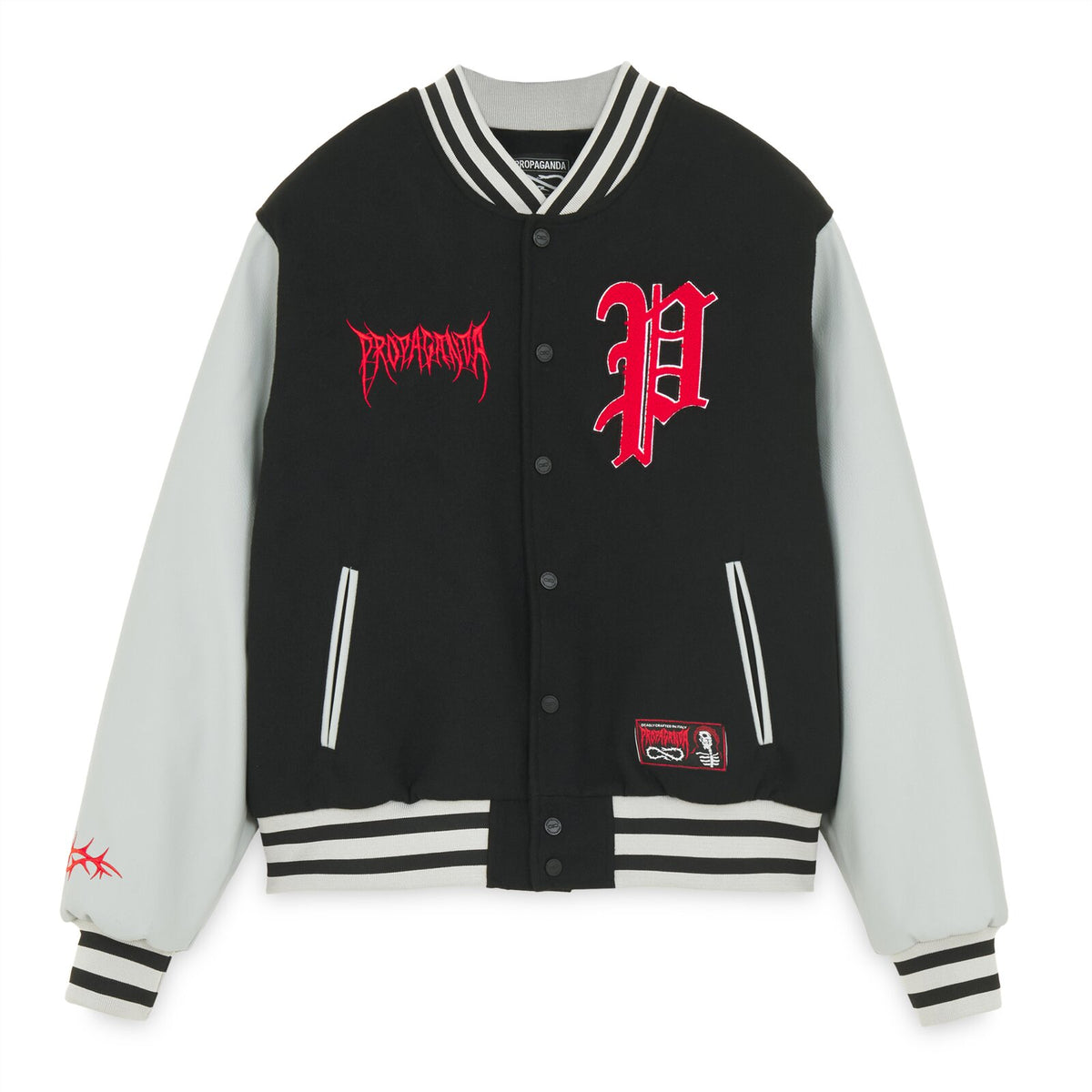 Propaganda Misery Varsity Jacket