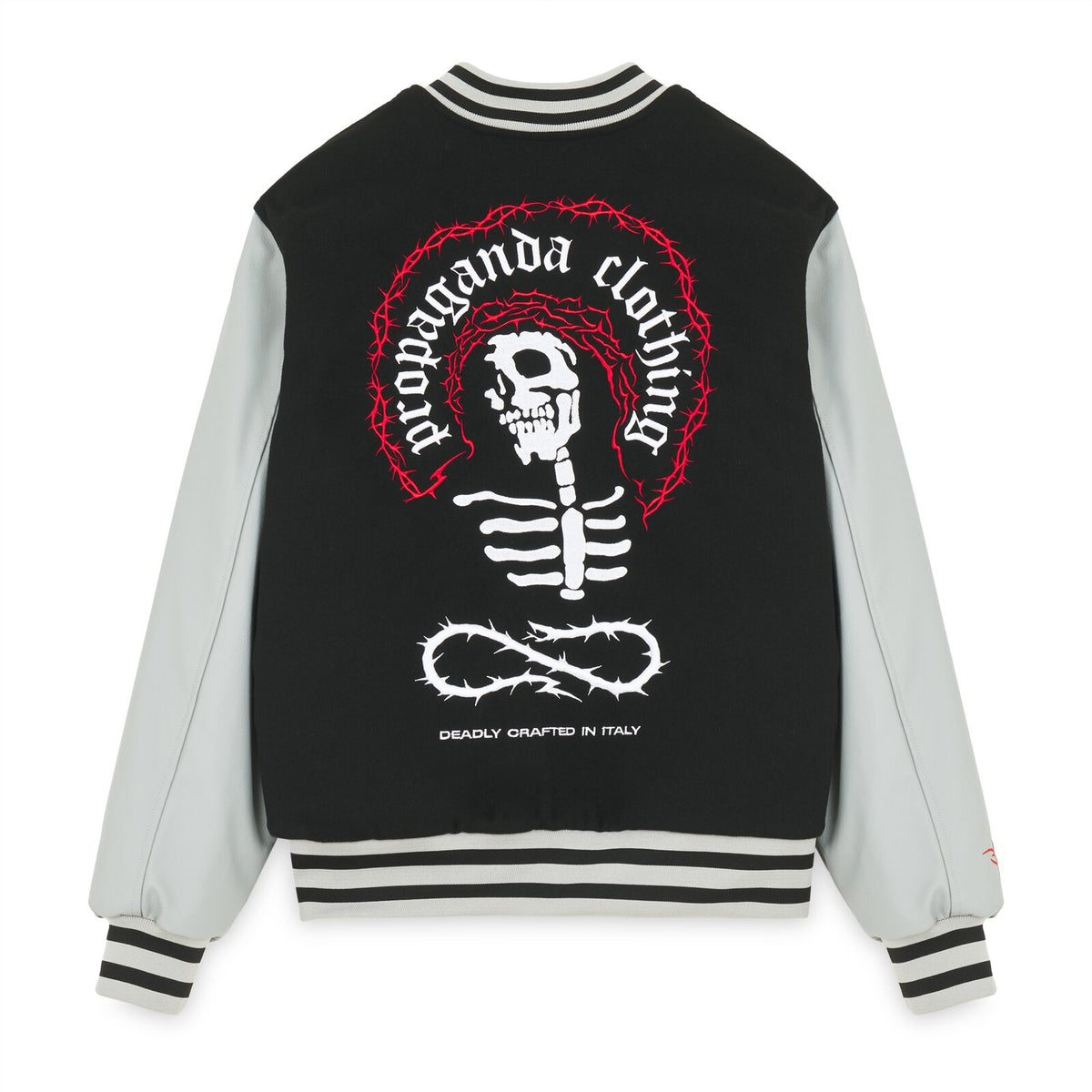 Propaganda Misery Varsity Jacket