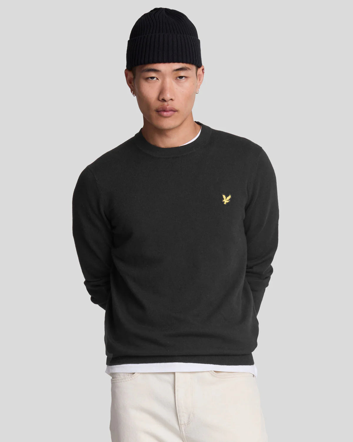 Lyle & Scott Cotton Merino Crew Neck Jumper