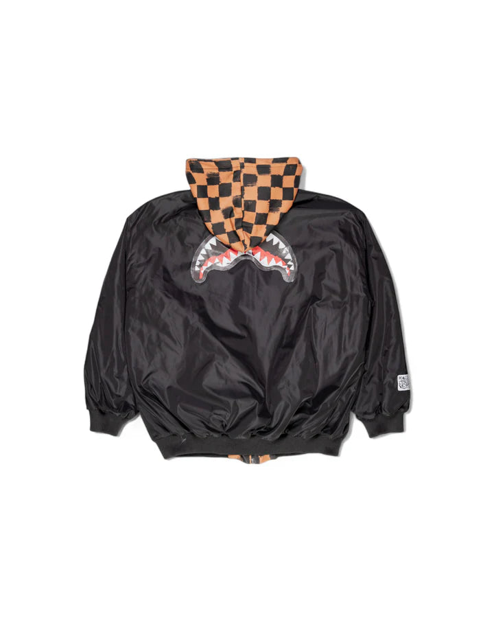 Sprayground Blind Side Bomber Brown Sip Vanquish