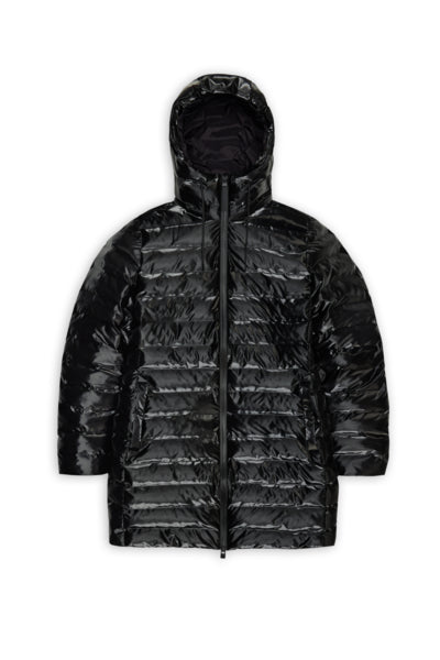 Rains Lohja Long Puffer Curve Jacket