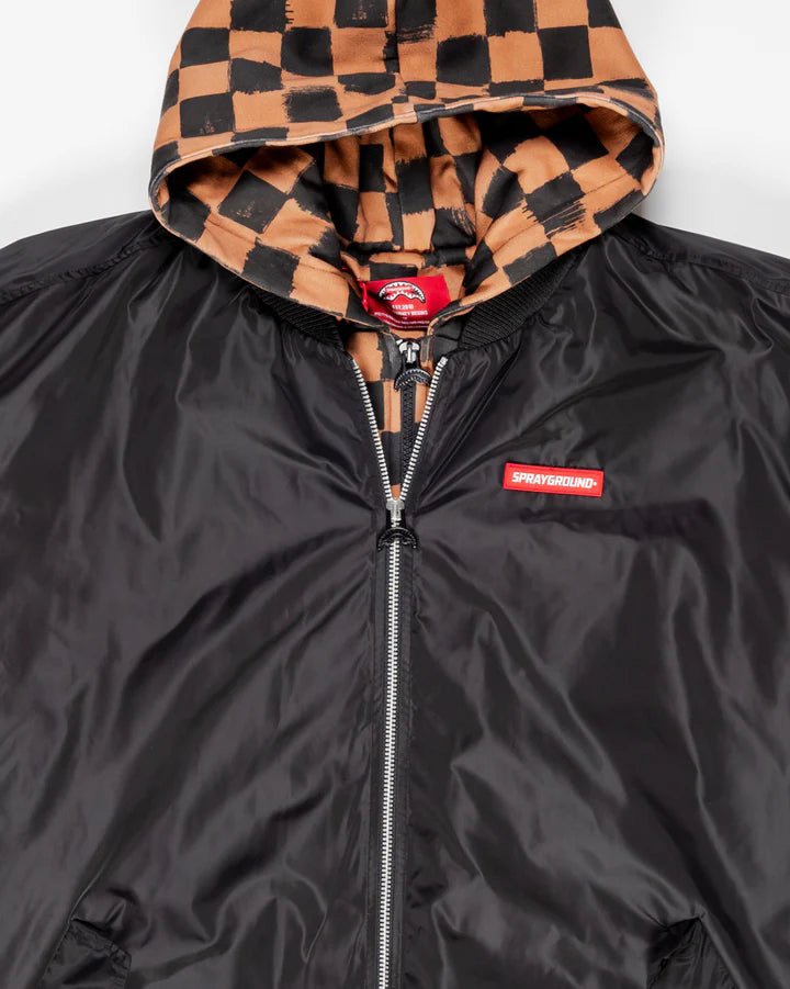 Sprayground Blind Side Bomber Brown Sip Vanquish