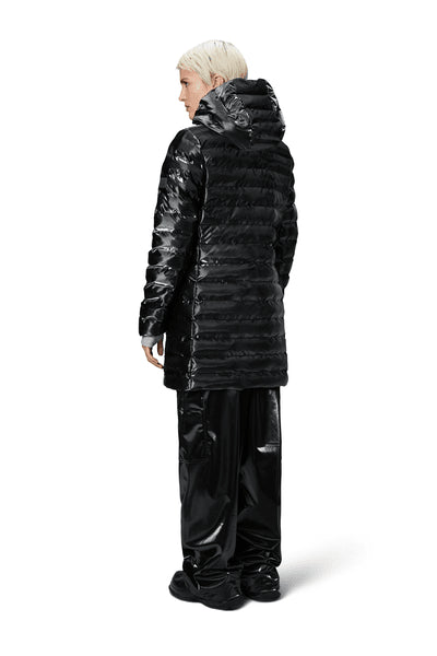 Rains Lohja Long Puffer Curve Jacket