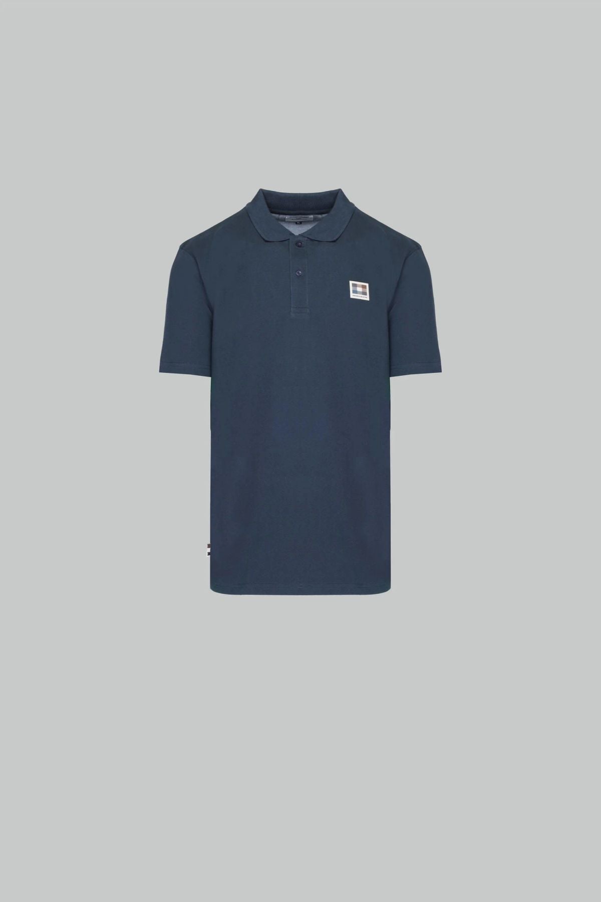 Aquascutum active check patch polo