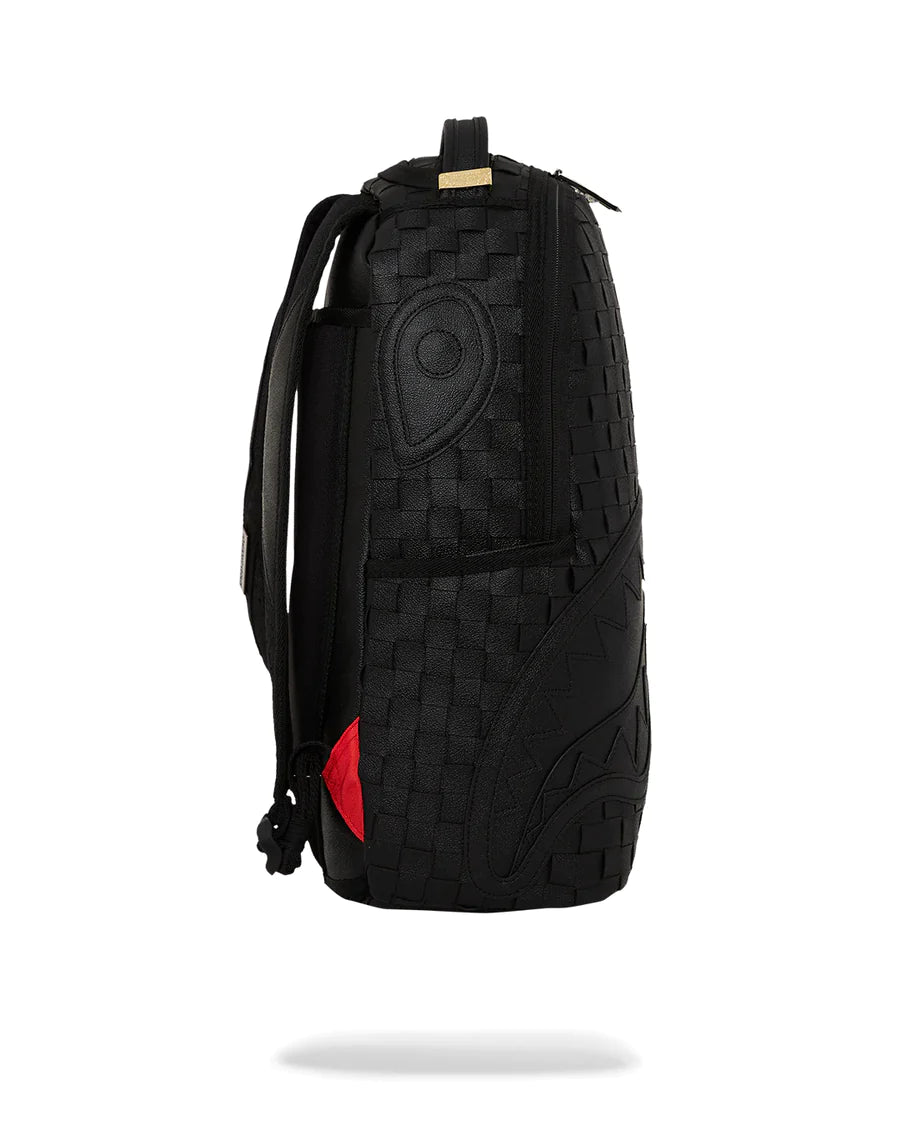 SPRAYGROUND ZAINO BLACK SIP WEAVE DLXSV BACKPACK NERO– ICON LAB STORE