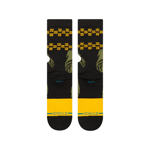 STANCE SMILINGS MY FAVOURITE CREW SOCK BLACK