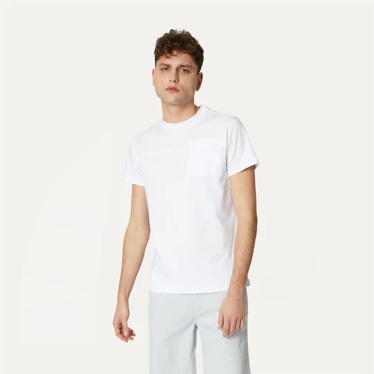 K-WAY t-shirt ROSIN WHITE