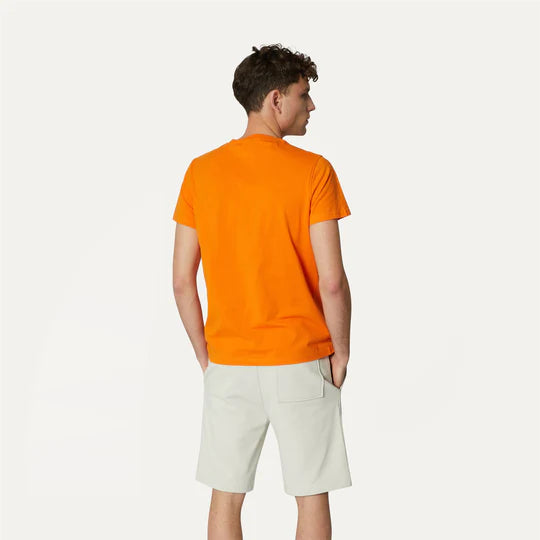 K-WAY T-SHIRT Sigur ORANGE RUST