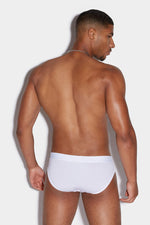 DSQUARED2 SLIP BAND BRIEF BIANCO