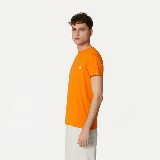 K-WAY T-SHIRT Sigur ORANGE RUST