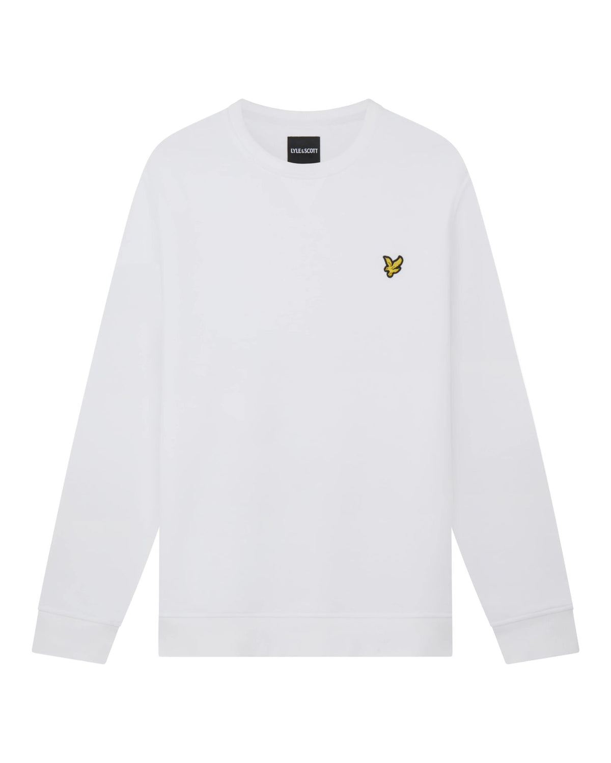 Lyle & Scott felpa uomo girocollo Crew Neck Sweatshirt bianco