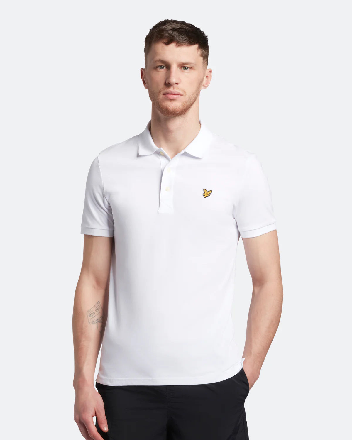 Lyle & Scott Plain Polo Shirt uomo bianco