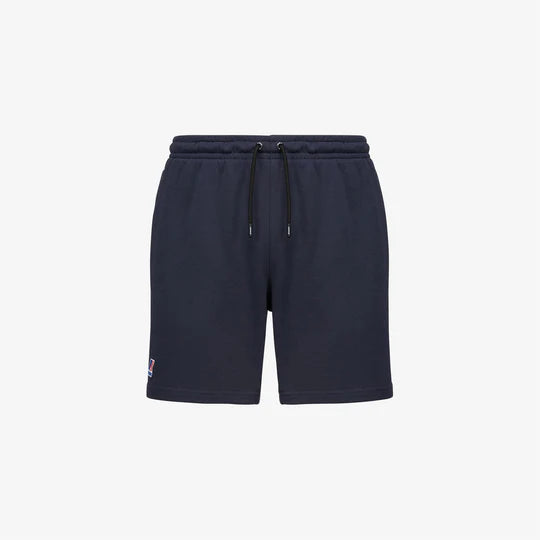 K-WAY BERMUDA SHORTS LE VRAI DORIAN POLY COTTON BLUE DEPTH