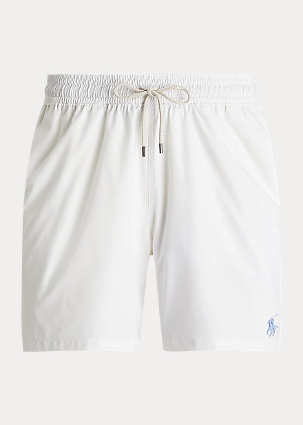 POLO RALPH LAUREN BOXER DA MARE TRAVELER CLASSICI 14,6 CM BIANCO