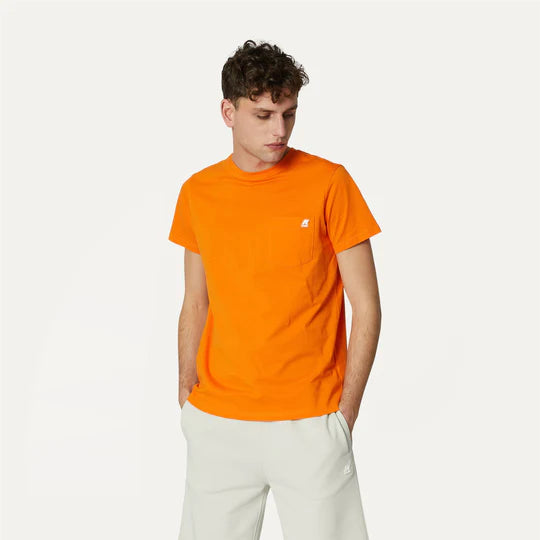 K-WAY T-SHIRT Sigur ORANGE RUST