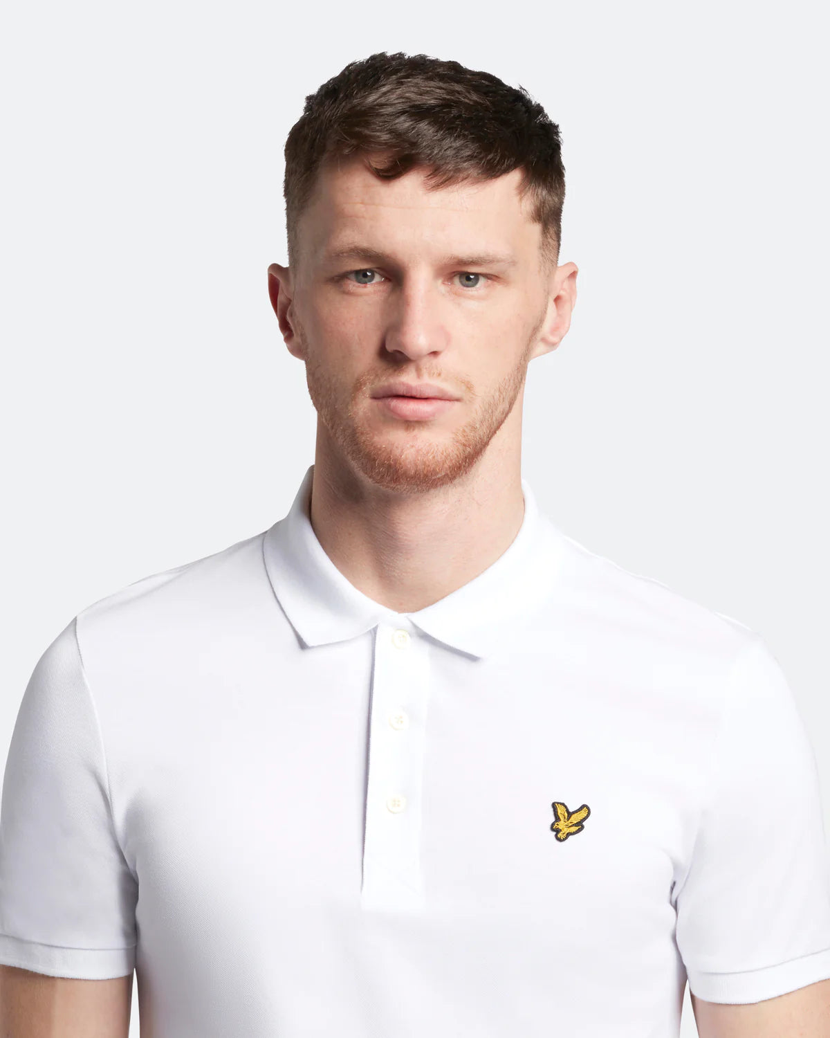 Lyle & Scott Plain Polo Shirt uomo bianco