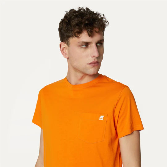 K-WAY T-SHIRT Sigur ORANGE RUST