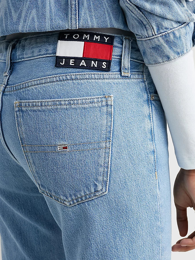 TOMMY JEANS JEANS SOPHIE A CAMPANA E VITA BASSA denim light