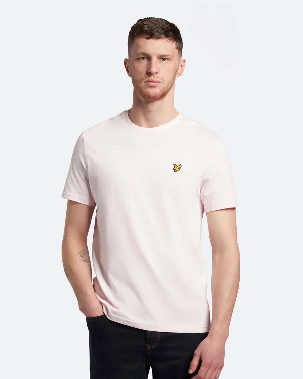 Lyle & Scott Plain T-Shirt uomo Light Pink