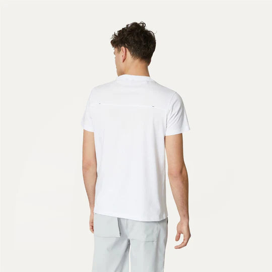 K-WAY t-shirt ROSIN WHITE