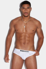 DSQUARED2 SLIP BAND BRIEF BIANCO