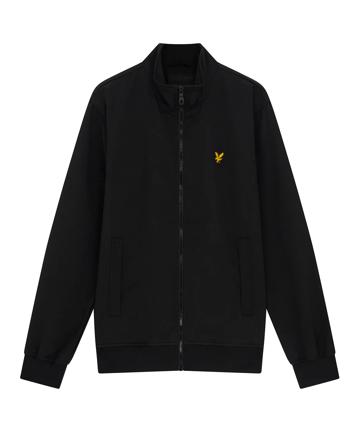 Lyle & Scottgiacca uomo Mesh Backed Funnel Neck Jacket nero